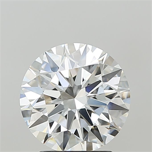 Picture of Lab Grown Diamond 2.54 Carats, Round with Ideal Cut, E Color, VVS2 Clarity and Certified by IGI