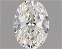 Natural Diamond 1.01 Carats, Oval with  Cut, G Color, VVS2 Clarity and Certified by GIA
