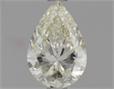 Natural Diamond 0.80 Carats, Pear with  Cut, J Color, VVS2 Clarity and Certified by HRD