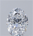 Diamante Natural 0.60 quilates, Ovalado , Color D, claridad VS1 y certificado GIA