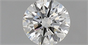 Natural Diamond 0.52 Carats, Round with Excellent Cut, G Color, VVS2 Clarity and Certified by IGI