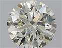 Natural Diamond 1.01 Carats, Round with Excellent Cut, L Color, VS1 Clarity and Certified by GIA