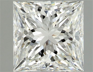 Picture of Natural Diamond 1.00 Carats, Princess with  Cut, H Color, SI1 Clarity and Certified by GIA