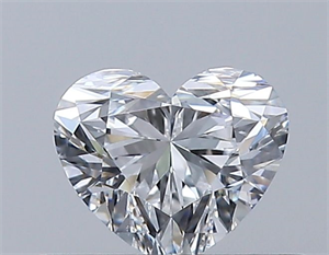 Picture of Natural Diamond 0.35 Carats, Heart with  Cut, D Color, VS2 Clarity and Certified by GIA