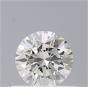 Natural Diamond 0.41 Carats, Round with Excellent Cut, F Color, IF Clarity and Certified by IGI