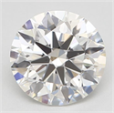 Natural Diamond 0.72 Carats, Round with Excellent Cut, H Color, VS2 Clarity and Certified by GIA