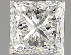 Picture of Natural Diamond 1.90 Carats, Princess with  Cut, H Color, VVS2 Clarity and Certified by GIA