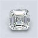 Diamante Natural 1.01 quilates, Asscher , Color I, claridad VS2 y certificado GIA