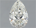 Natural Diamond 0.90 Carats, Pear with  Cut, I Color, SI1 Clarity and Certified by GIA