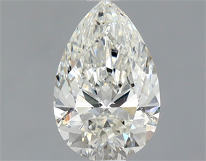 Picture of Natural Diamond 0.90 Carats, Pear with  Cut, I Color, SI1 Clarity and Certified by GIA