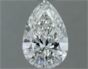 Diamante Natural 0.70 quilates, De pera , Color I, claridad VS2 y certificado GIA