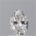 Natural Diamond 0.50 Carats, Oval with  Cut, E Color, VS2 Clarity and Certified by GIA