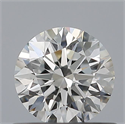 Natural Diamond 0.52 Carats, Round with Excellent Cut, E Color, VS2 Clarity and Certified by IGI