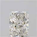 Natural Diamond 0.91 Carats, Radiant with  Cut, J Color, VS2 Clarity and Certified by GIA