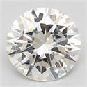 Natural Diamond 0.70 Carats, Round with Excellent Cut, H Color, VVS1 Clarity and Certified by GIA
