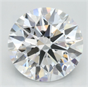 Del inventario de diamantes de laboratorio, 3.72 quilates, Redondo , Color D, claridad VVS1 y certificado GIA