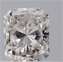 Natural Diamond 0.38 Carats, Radiant with  Cut, F Color, VVS2 Clarity and Certified by GIA