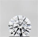 Del inventario de diamantes de laboratorio, 1.10 quilates, Redondo , Color E, claridad VVS2 y certificado IGI