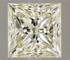 Foto Diamante Natural 1.73 quilates, Princesa , Color N, claridad VS2 y certificado GIA de