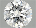 Lab Grown Diamond 2.08 Carats, Round with Excellent Cut, D Color, VVS2 Clarity and Certified by IGI