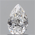 Diamante Natural 0.70 quilates, De pera , Color E, claridad VS1 y certificado GIA