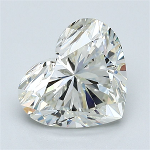 Picture of Natural Diamond 3.01 Carats, Heart with  Cut, J Color, SI1 Clarity and Certified by GIA