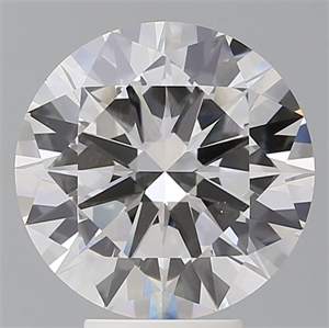 Picture of Lab Grown Diamond 5.05 Carats, Round with Excellent Cut, F Color, VVS2 Clarity and Certified by IGI