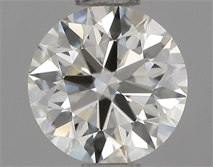 Picture of Natural Diamond 0.72 Carats, Round with Excellent Cut, I Color, IF Clarity and Certified by IGI