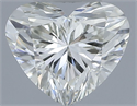 Natural Diamond 0.50 Carats, Heart with  Cut, I Color, VS1 Clarity and Certified by IGI