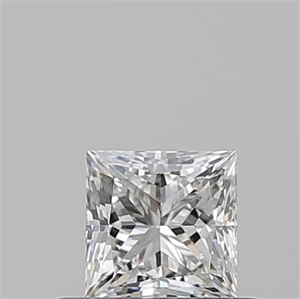 Foto Diamante Natural 0.50 quilates, Princesa , Color F, claridad VS2 y certificado GIA de