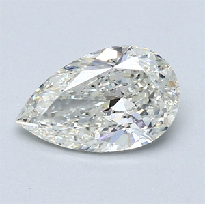 Picture of Natural Diamond 1.50 Carats, Pear with  Cut, I Color, SI2 Clarity and Certified by GIA
