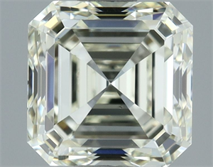 Picture of Natural Diamond 1.00 Carats, Asscher with  Cut, K Color, VS1 Clarity and Certified by IGI