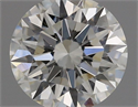Natural Diamond 0.41 Carats, Round with Excellent Cut, H Color, VS1 Clarity and Certified by GIA