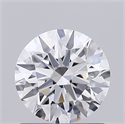 Lab Grown Diamond 0.85 Carats, Round with Ideal Cut, D Color, VVS2 Clarity and Certified by IGI