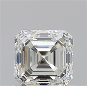 Picture of Natural Diamond 1.01 Carats, Asscher with  Cut, J Color, VVS1 Clarity and Certified by GIA