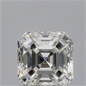 Natural Diamond 0.70 Carats, Asscher with  Cut, F Color, VS1 Clarity and Certified by IGI