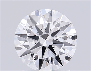 Picture of Lab Grown Diamond 1.50 Carats, Round with Excellent Cut, D Color, VVS2 Clarity and Certified by IGI
