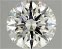 Diamante Natural 0.50 quilates, Redondo , Color J, claridad VVS1 y certificado GIA