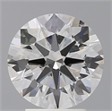 Lab Grown Diamond 3.05 Carats, Round with Ideal Cut, E Color, VS1 Clarity and Certified by IGI