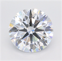 Lab Grown Diamond 5.38 Carats, Round with Ideal Cut, F Color, VVS2 Clarity and Certified by IGI