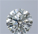Natural Diamond 0.90 Carats, Round with Excellent Cut, K Color, SI2 Clarity and Certified by GIA