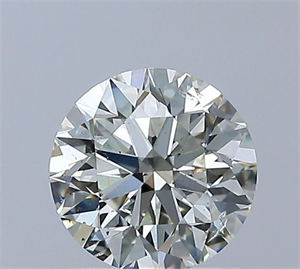 Picture of Natural Diamond 0.90 Carats, Round with Excellent Cut, K Color, SI2 Clarity and Certified by GIA