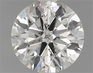 Picture of Natural Diamond 1.11 Carats, Round with Excellent Cut, I Color, I1 Clarity and Certified by GIA