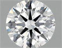 Lab Grown Diamond 1.35 Carats, Round with Ideal Cut, D Color, VS1 Clarity and Certified by IGI