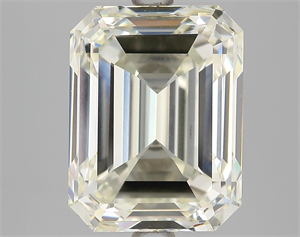Picture of Natural Diamond 5.70 Carats, Emerald with  Cut, K Color, VVS2 Clarity and Certified by HRD