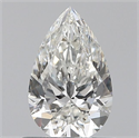 Diamante Natural 0.60 quilates, De pera , Color H, claridad IF y certificado GIA