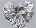 Natural Diamond 0.40 Carats, Heart with  Cut, F Color, VS1 Clarity and Certified by GIA