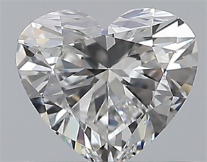 Picture of Natural Diamond 0.40 Carats, Heart with  Cut, F Color, VS1 Clarity and Certified by GIA