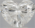 Natural Diamond 0.31 Carats, Heart with  Cut, E Color, VS1 Clarity and Certified by IGI