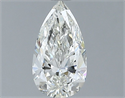 Natural Diamond 0.90 Carats, Pear with  Cut, I Color, VVS2 Clarity and Certified by GIA